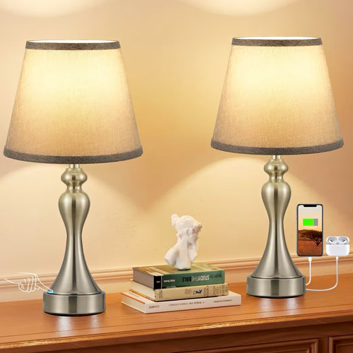Dimmable bedside lamps set - set, of