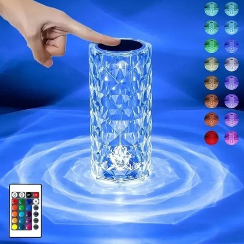 Led crystal table - crystal, lamp