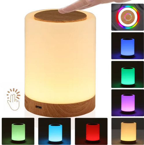 Rgb touch bedside lamp usb - rgb,