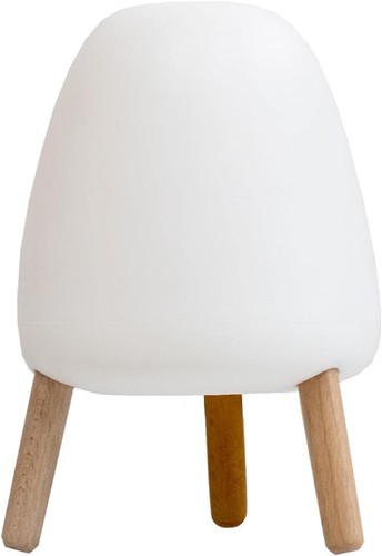 Table lamp 20cm wood bedside - table,