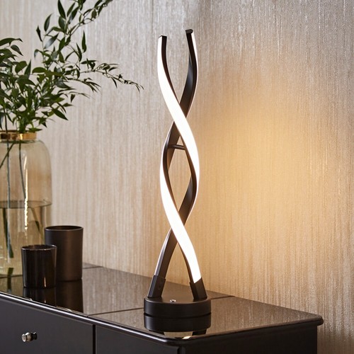 Touch table lamp light black - light,