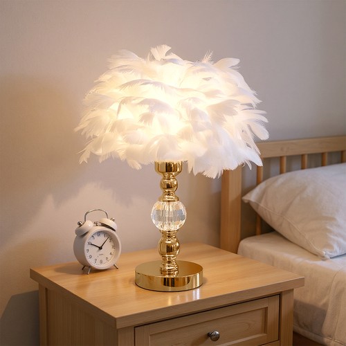 Fluffy feather shade table - fluffy,