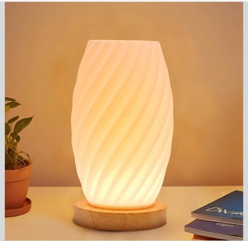 Bedside lamp table - table, light