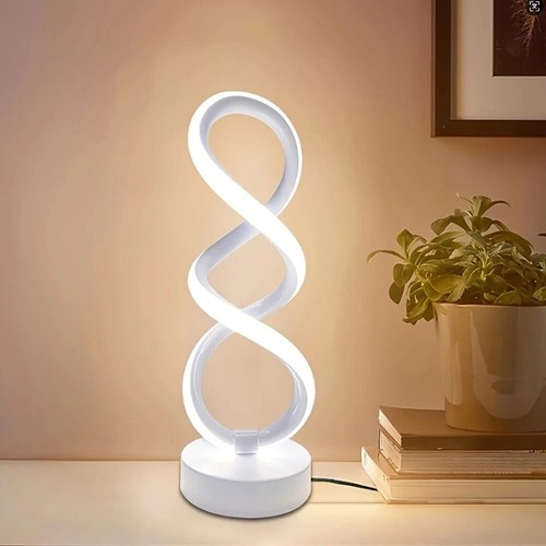 Led spiral table lamp - spiral,