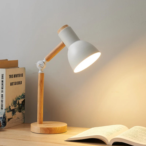 Wooden led table - led, lamp