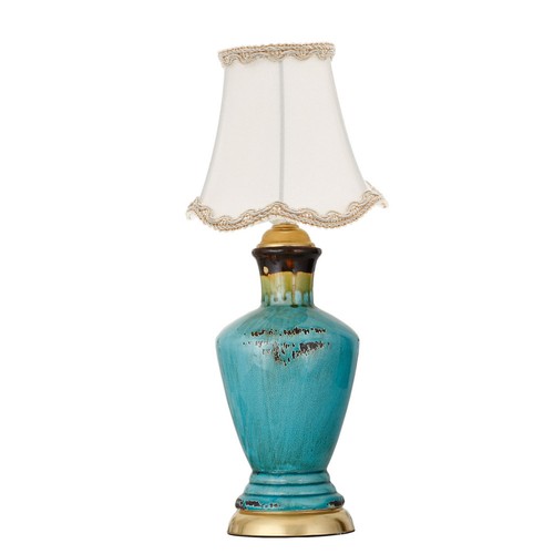 White fabric lamp - white, shade