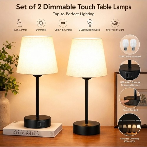 Set touch bedside table - 2,