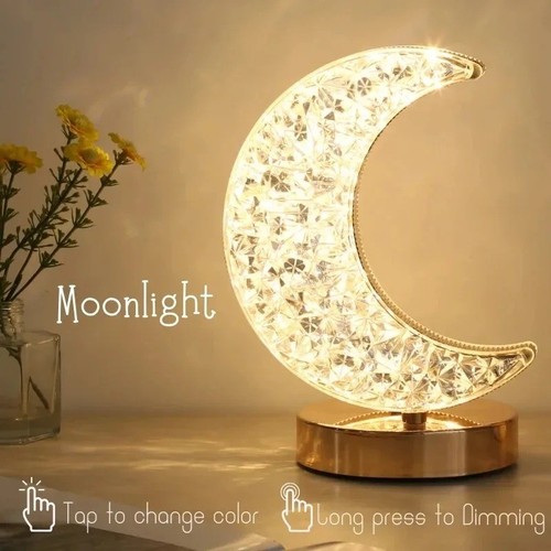 Table lamp crystal night light - lamp,