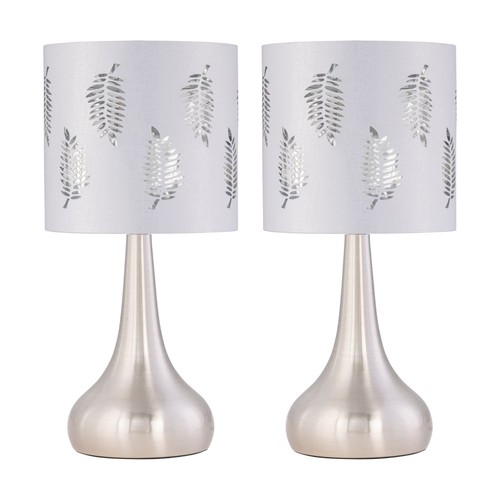 Set brushed chrome touch - of, 2