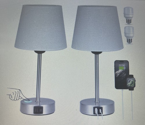 Set bedside table lamp - of,