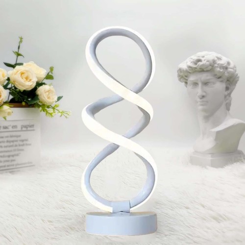 Led spiral table lamp - spiral,
