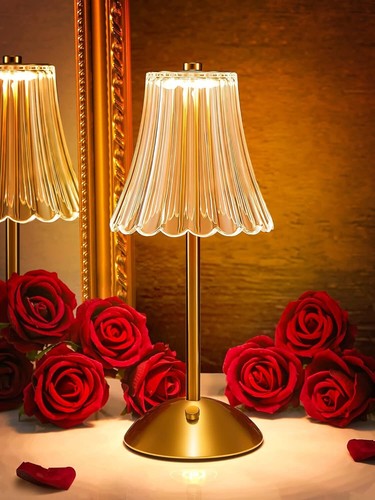 Crystal table lamp3 colours - lamp3,